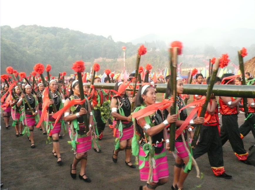 【2009年4月】参加佤族木鼓节